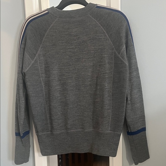 Athleta Gray Varsity Sweater XS - Picture 5 of 7